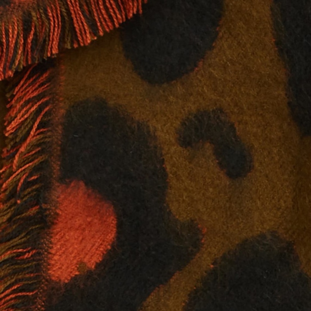 Jungle Cat Scarf in Asparagus Multi - Picture 3 of 4